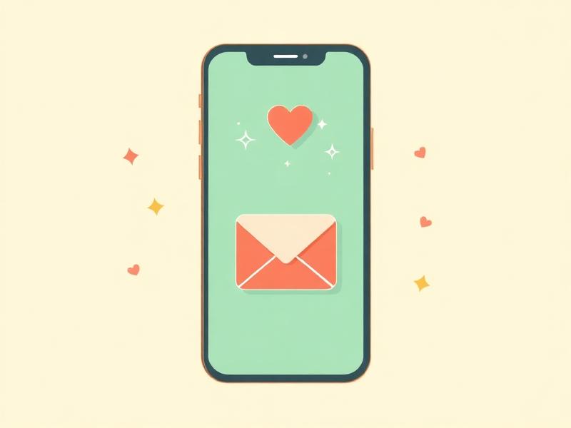 Illustratie: telefoon verstuurt reviewuitnodiging